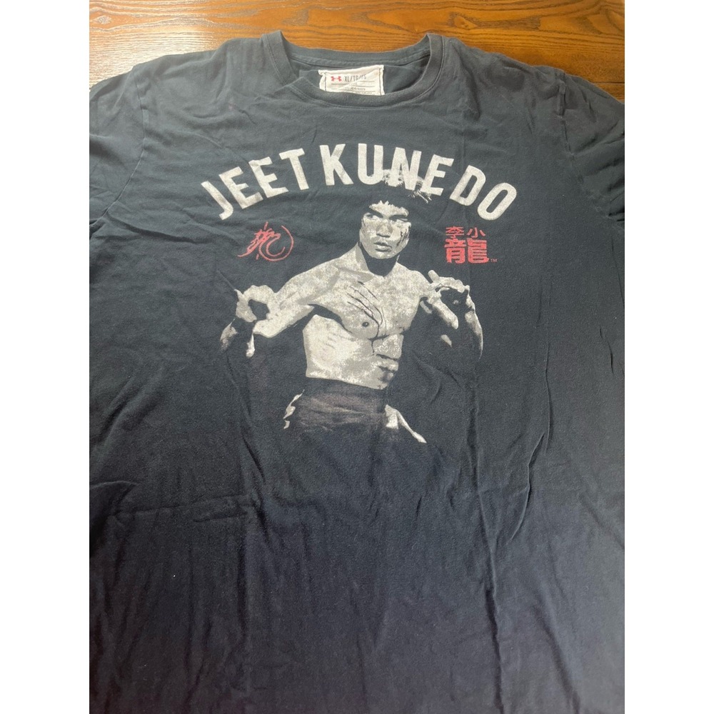 Under Armour Roots of Fight Bruce Lee Jeet Kune Do Shirt Mens XL Black Graphic